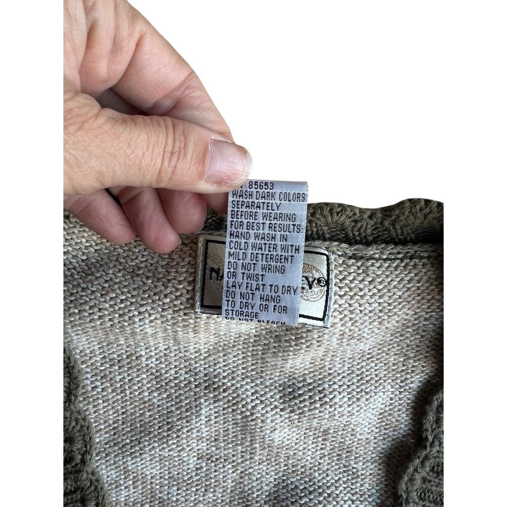 Napa Valley Women's Vintage Knit Vest FALL Embroidered Size Medium Petites - Picture 5 of 10